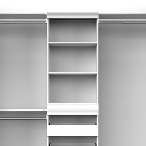 ClosetMaid Modular Storage 21.38" W Shelving Unit with 3 Shelves